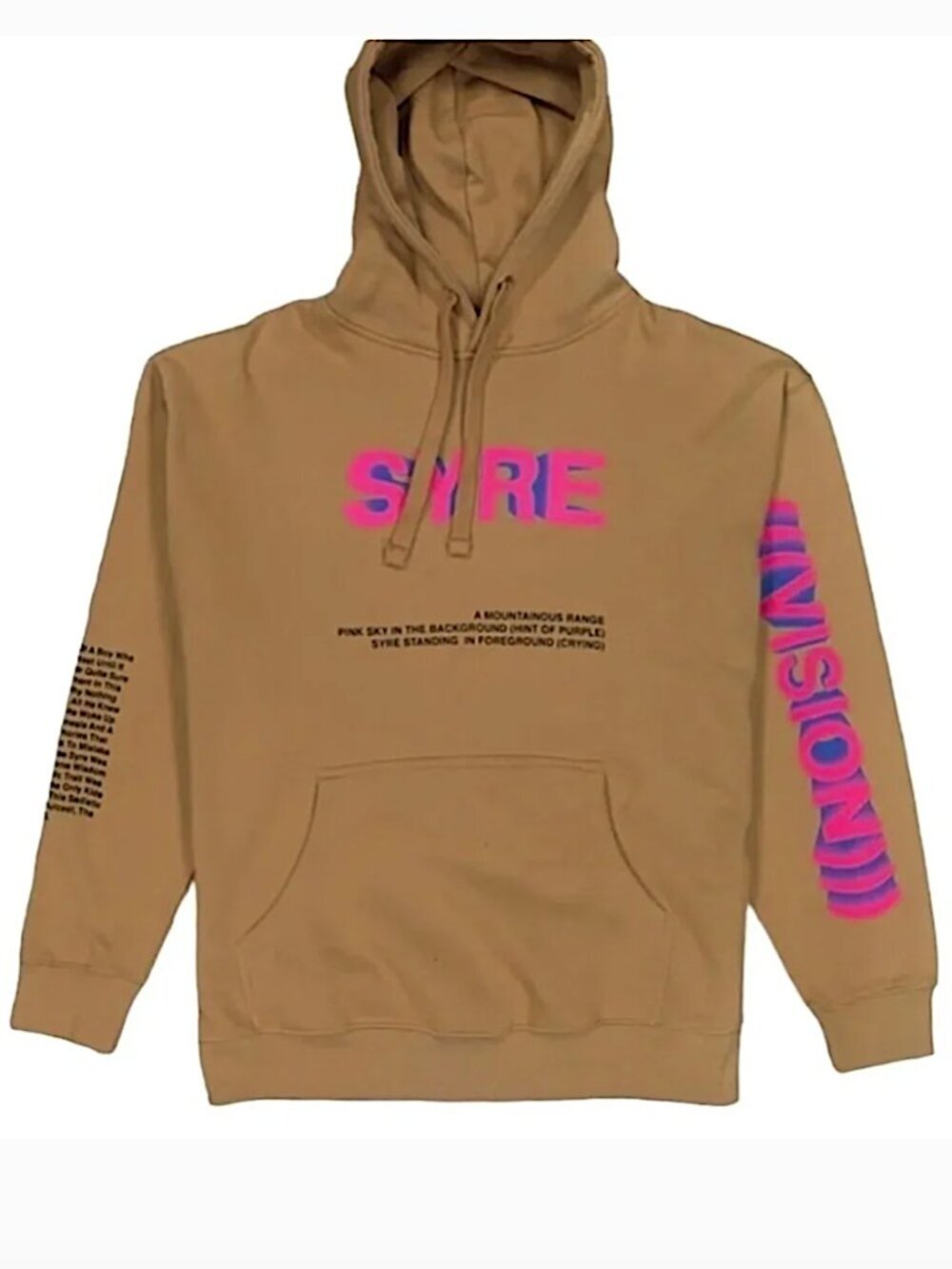 MSFTS REP x Jaden Smith SYRE Tour Hoodie S Brown